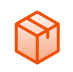 The icon of an orange box.